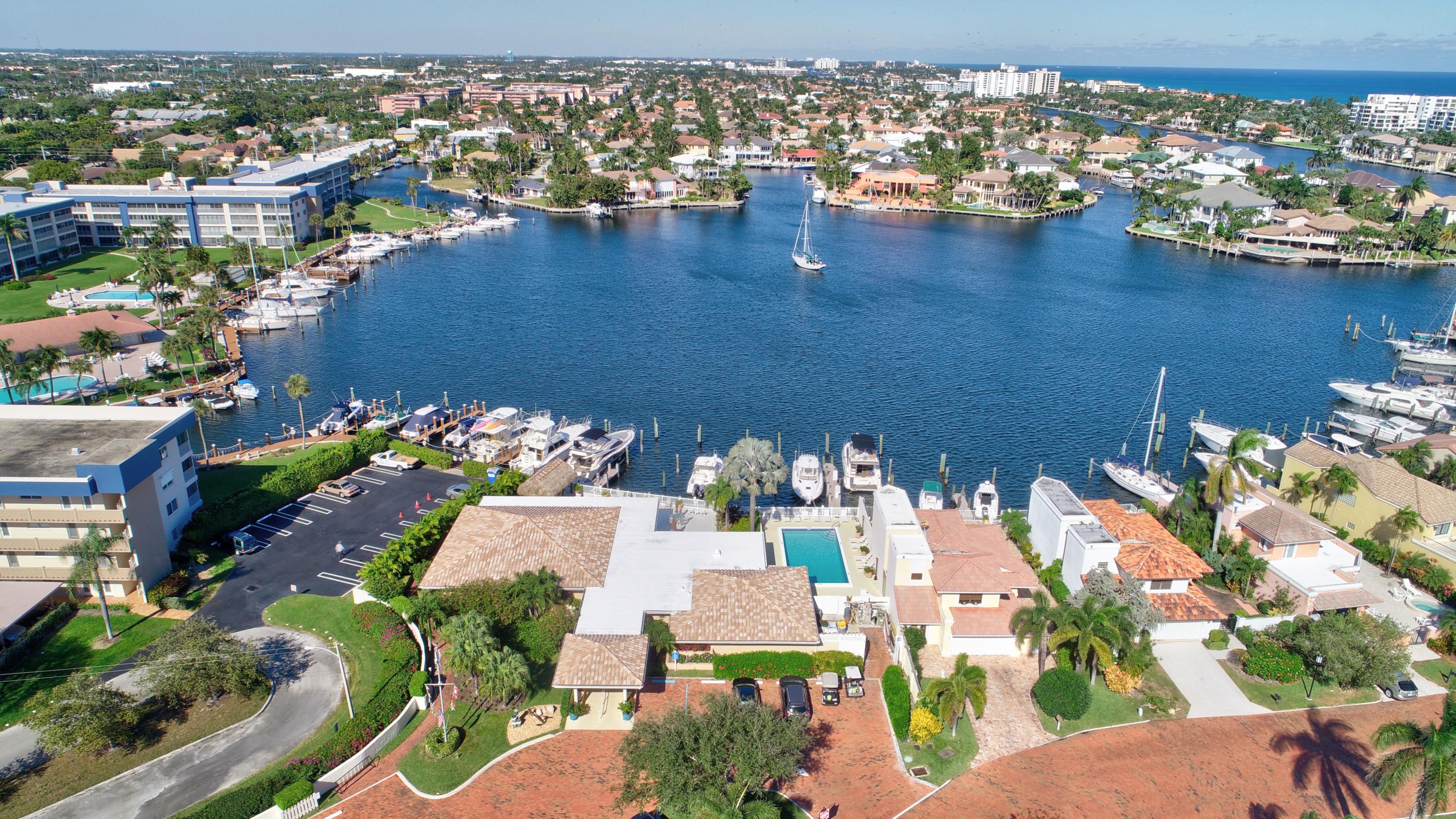210 Captains Walk, Unit 710 Delray Beach, FL 33483 - Photo 44 of 49 an aerial view of residential houses with outdoor space