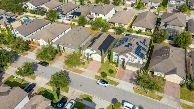 a view of swimming pool with garden