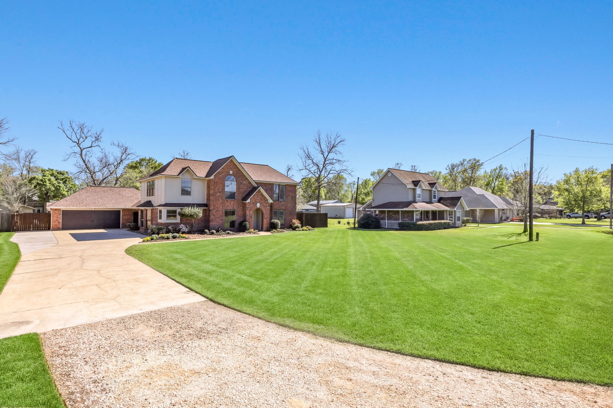 310 Pecan Loop Drive Baytown, TX 77523 - Photo 37 of 43 a view of a house with a big yard