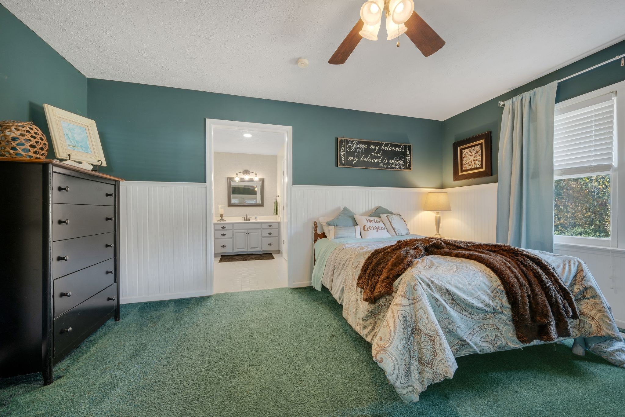 1971 Ridge Road McEwen, TN 37101 - Photo 24 of 40 a bedroom with a bed and cabinet
