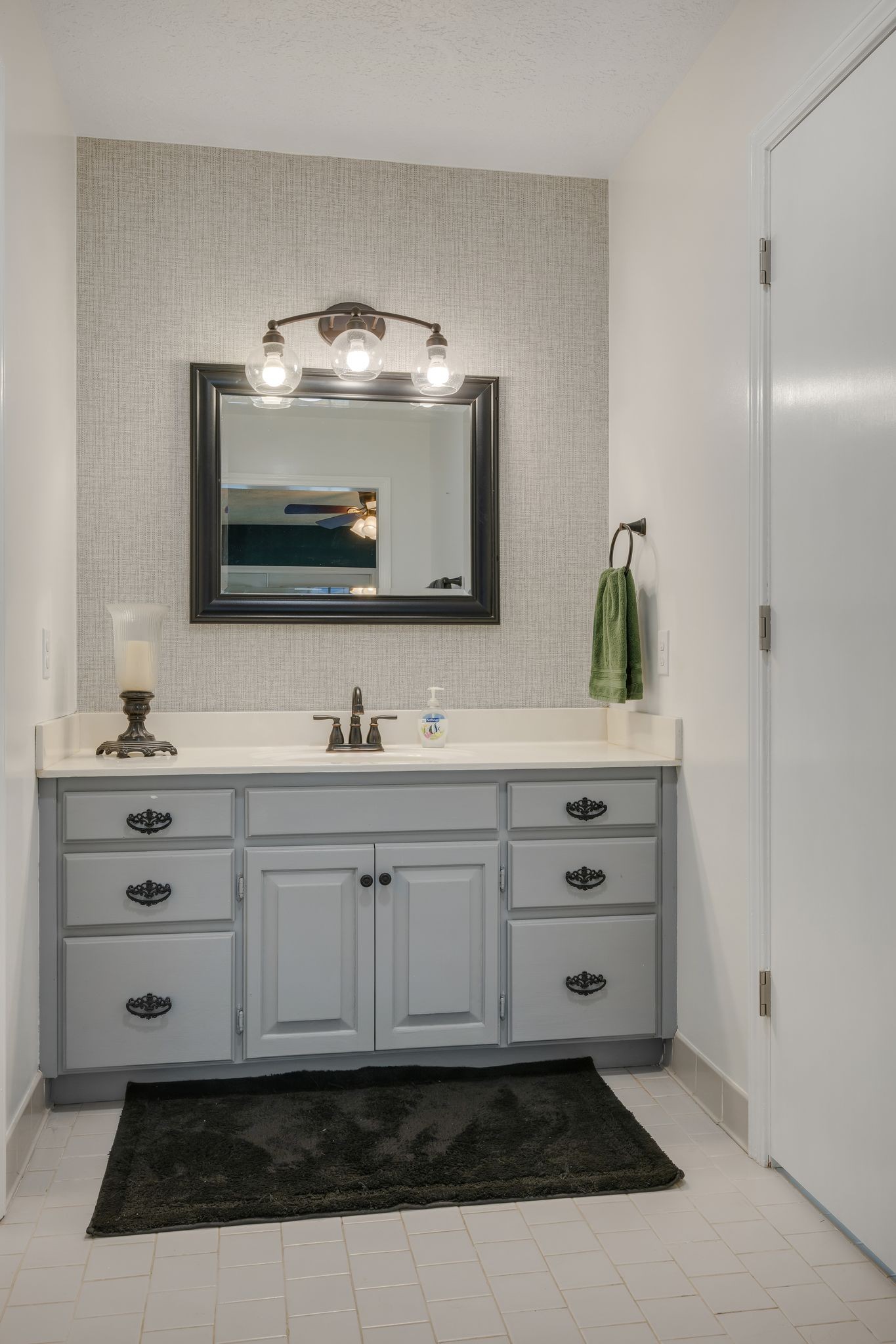 1971 Ridge Road McEwen, TN 37101 - Photo 29 of 40 a bathroom with a sink double vanity and a mirror