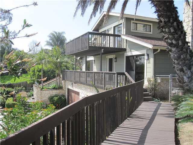 1320 Saxony Road Encinitas, CA 92024 - Photo 2 of 25 This walkway takes you to a private hillside sun deck.
