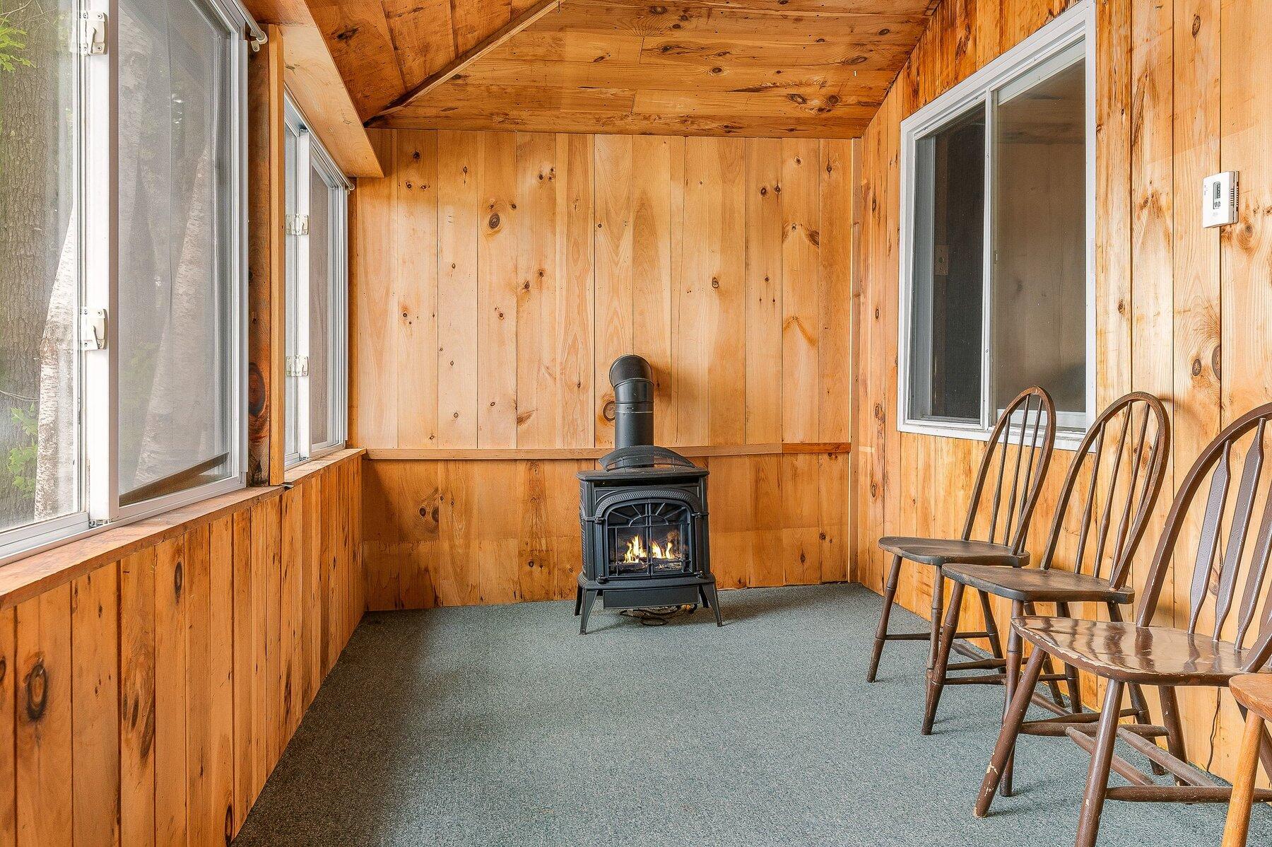 145 Eagle Road Acton, ME 04001 - Photo 26 of 48 Sunroom With AI Flame