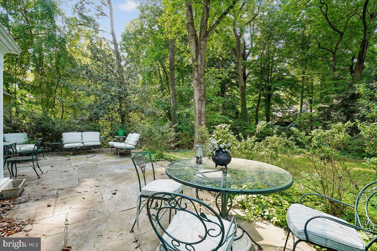 8209 Burning Tree Road Bethesda, MD 20817 - Photo 23 of 27 Terrace off of dining and living rooms