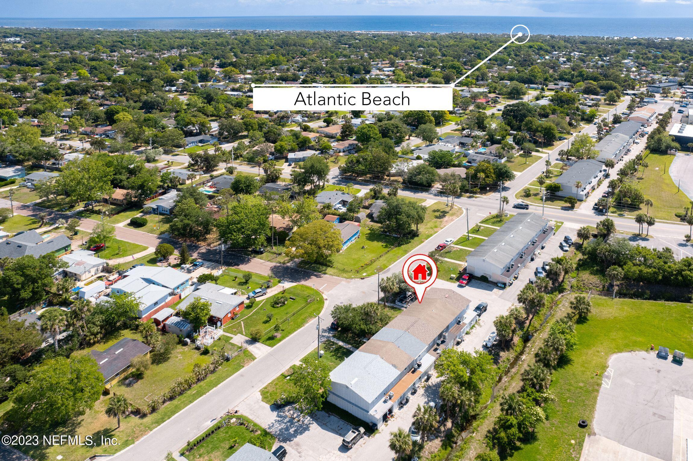 818 Cavalla Road Atlantic Beach, FL 32233 - Photo 26 of 27 an aerial view of residential houses with outdoor space
