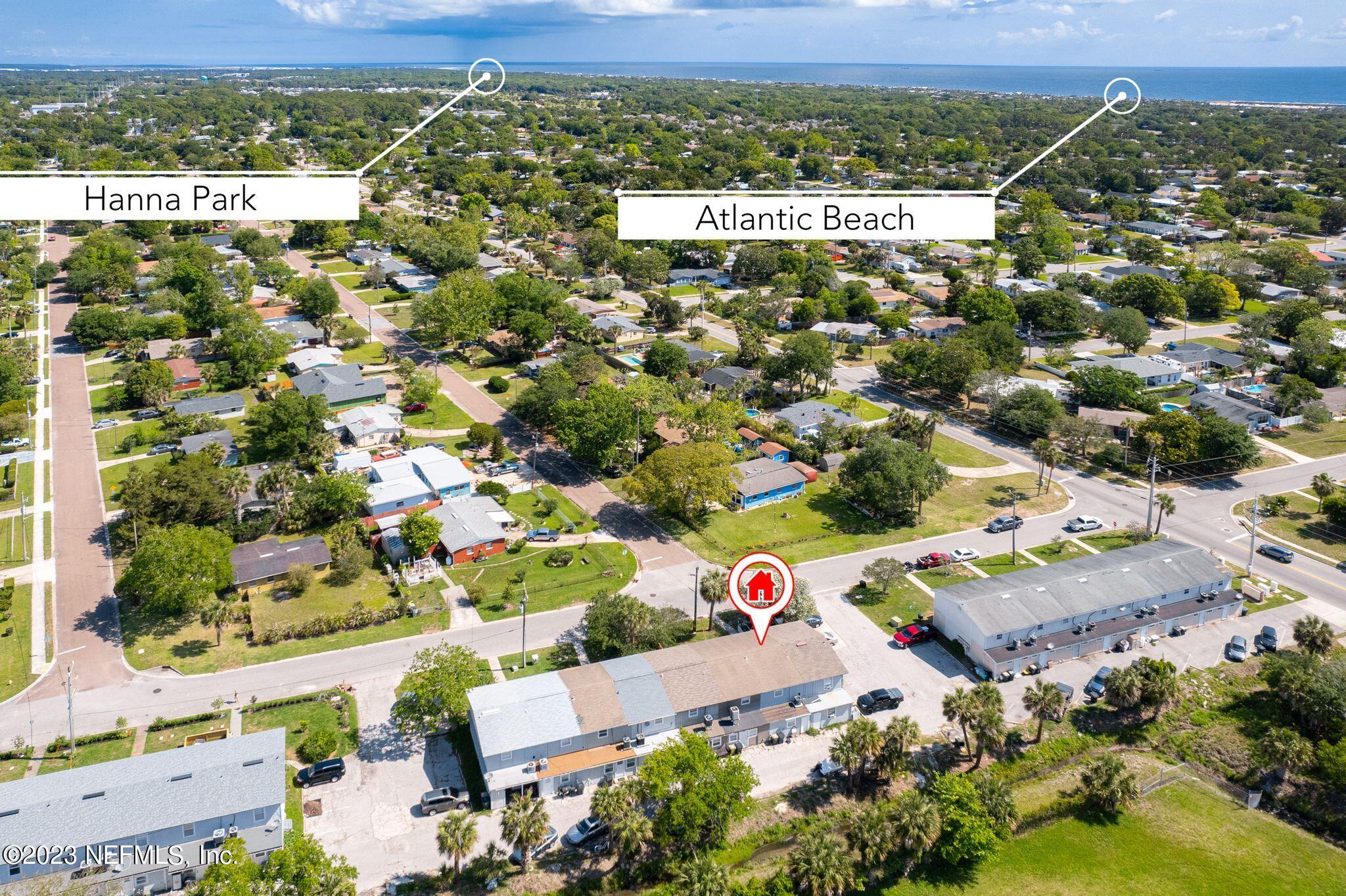 818 Cavalla Road Atlantic Beach, FL 32233 - Photo 27 of 27 an aerial view of residential houses with outdoor space