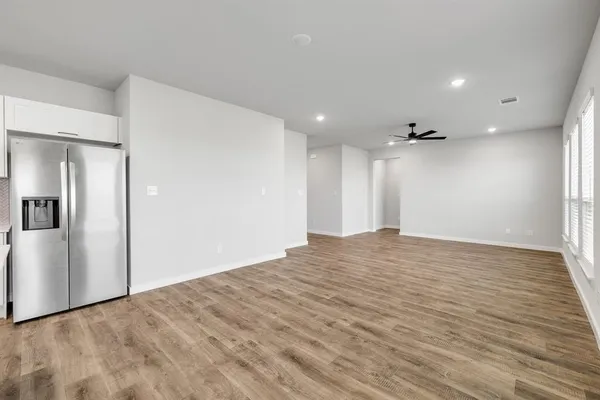 a view of empty room