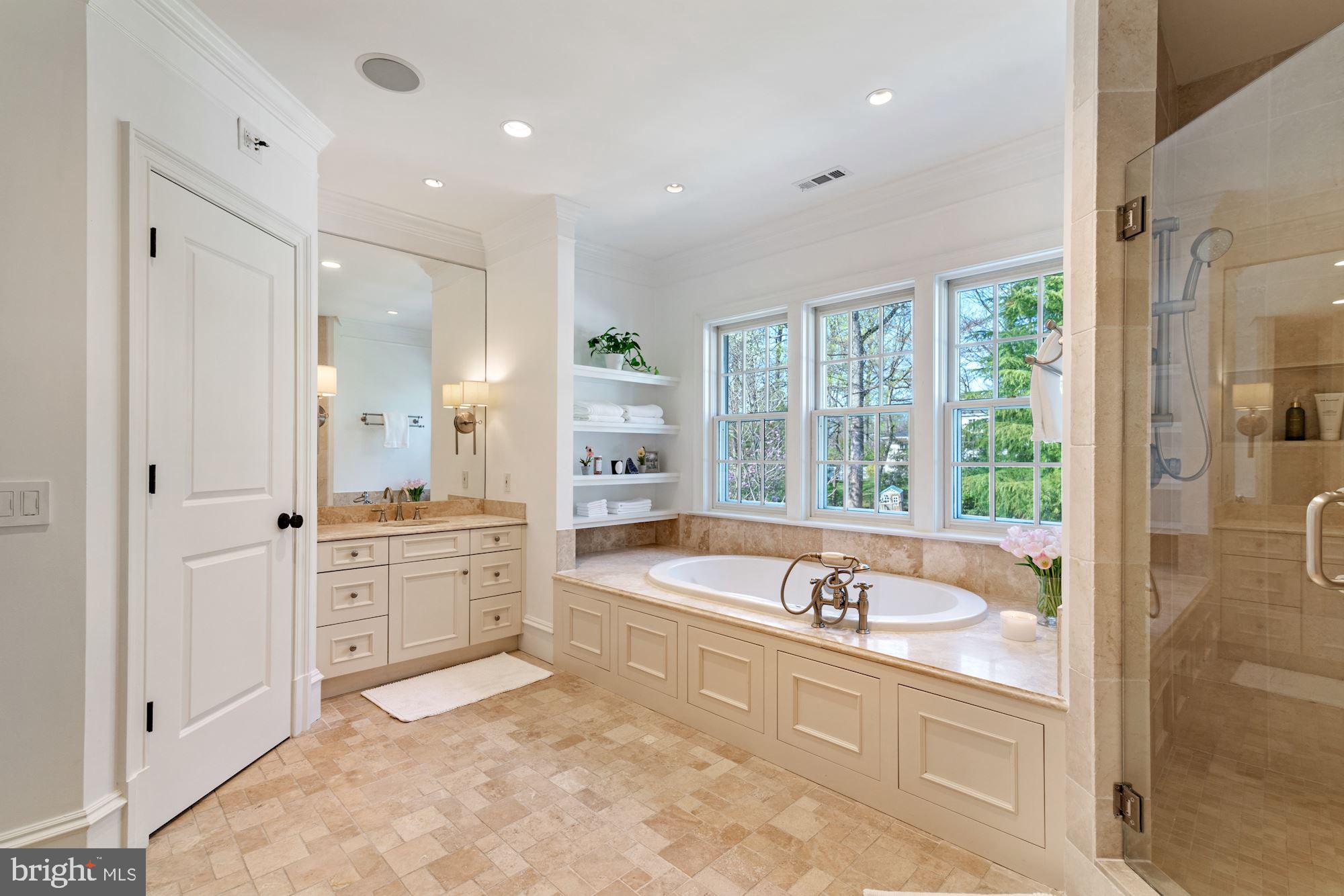 7125 Arrowood Road Bethesda, MD 20817 - Photo 34 of 71 Jetted Tub with Views