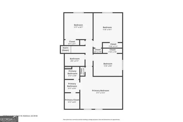 $2,410 | 517 Benson Hurst Drive Southwest, Mableton, GA 30126