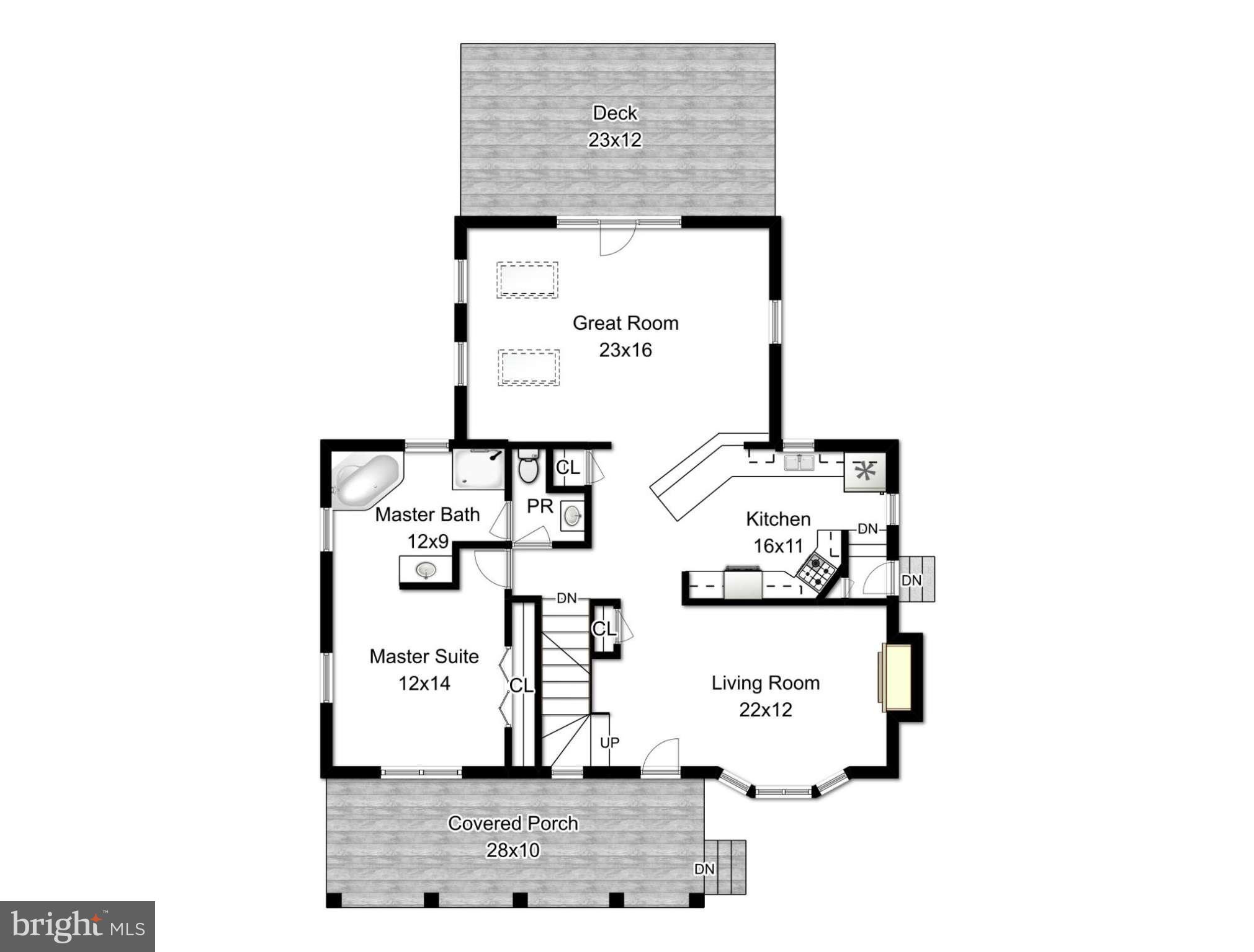 911 Ware Street Southwest Vienna, VA 22180 - Photo 25 of 26 MAIN LEVEL FLOOR PLAN