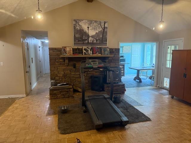 290 New Hope Road McDonough, GA 30252 - Photo 17 of 21 a kitchen with kitchen island a counter top space a sink stainless steel appliances and cabinets
