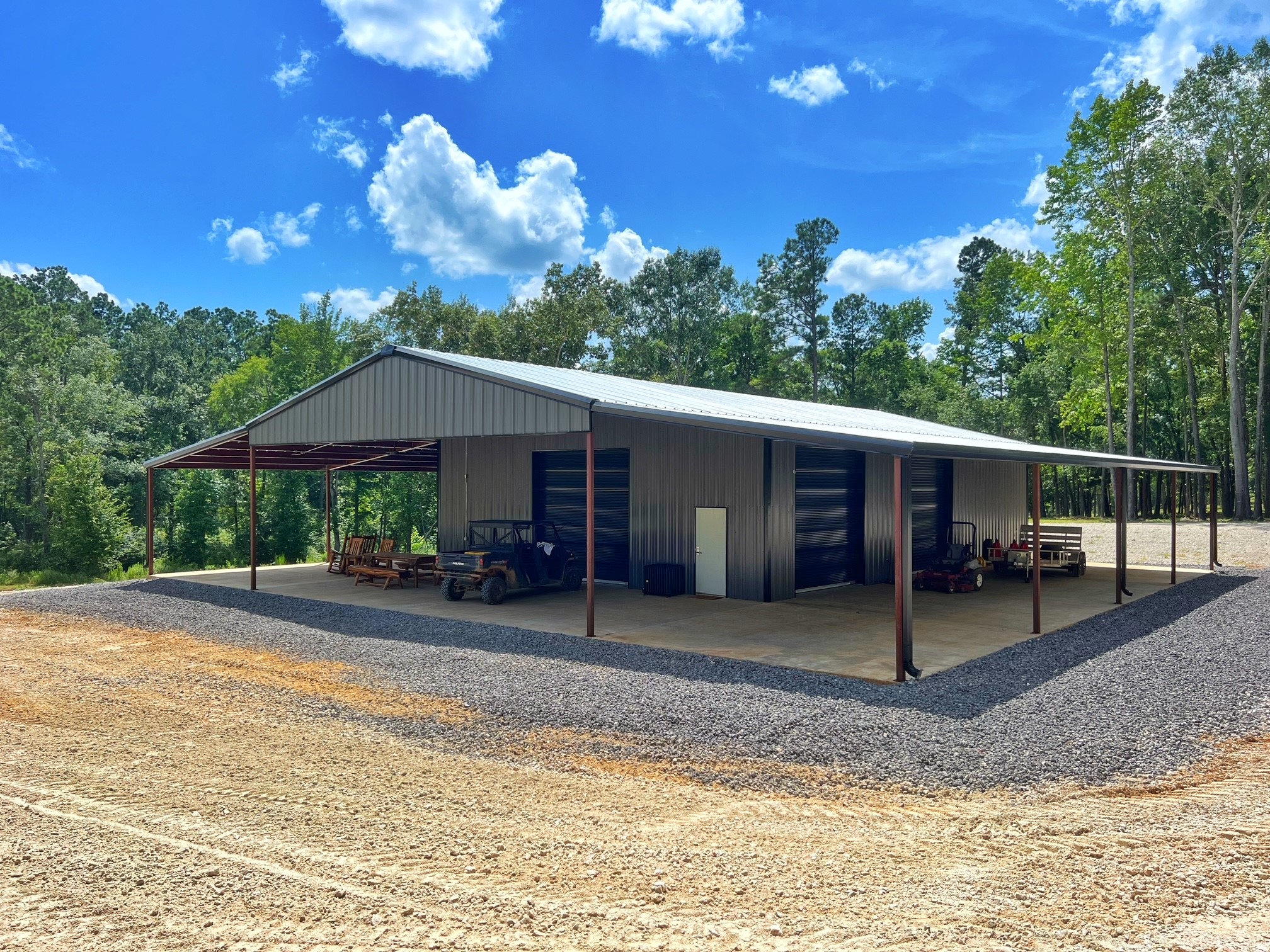 1320 County Road 2112 Rusk, TX 75785 - Photo 39 of 50 a view of a house with backyard and sitting area