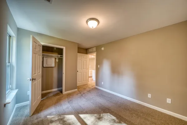a view of a walk in closet