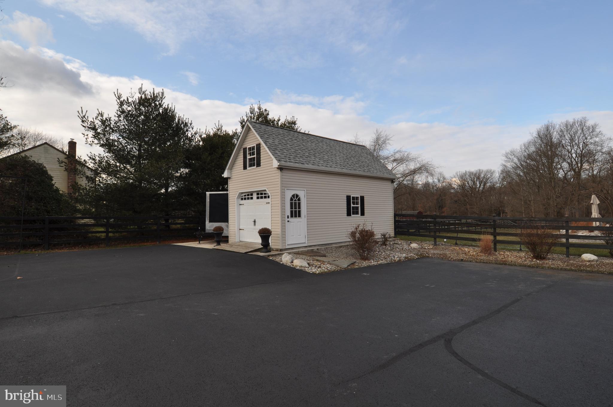 137 Springfield Meeting House Road Jobstown, NJ 08041 - Photo 52 of 67 Garge shed with paved driveway