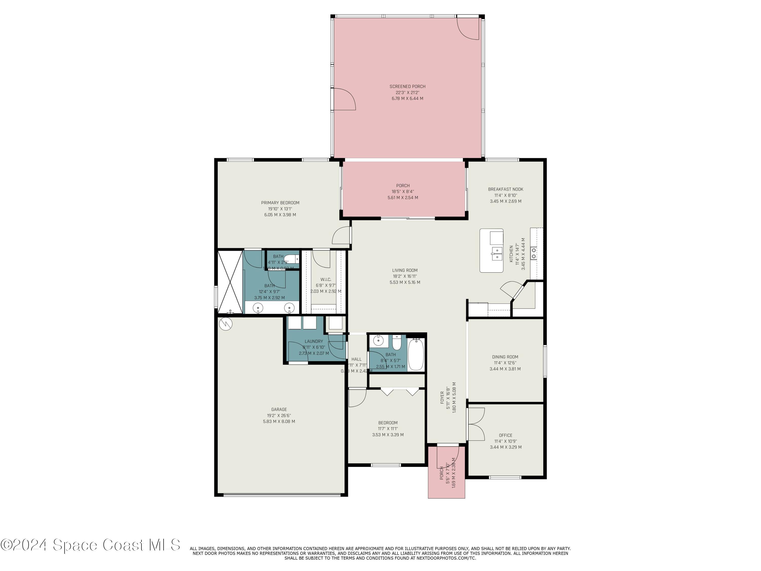 3354 Sansome Circle Melbourne, FL 32940 - Photo 81 of 81 a picture of a floor plan