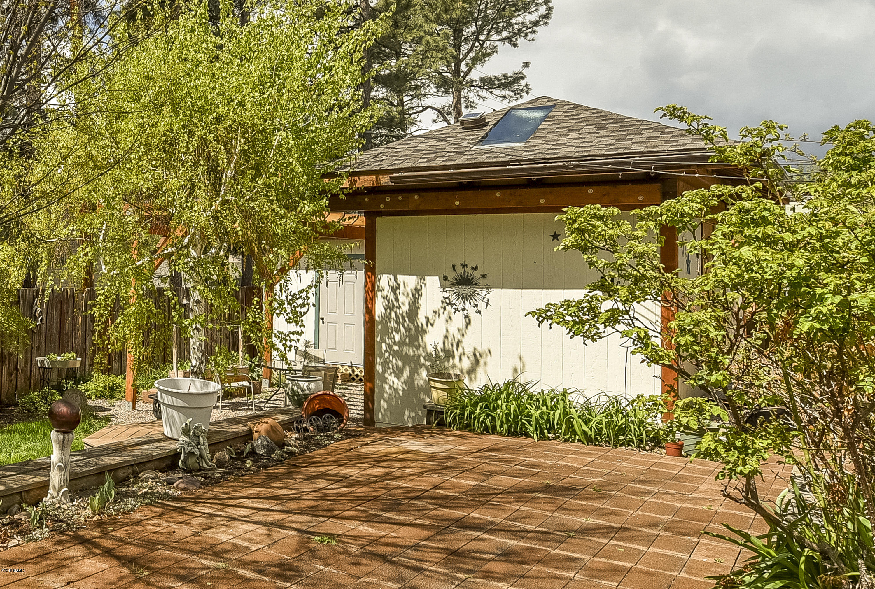 2435 East Lockett Road Flagstaff, AZ 86004 - Photo 21 of 25 Backyard with Observatory