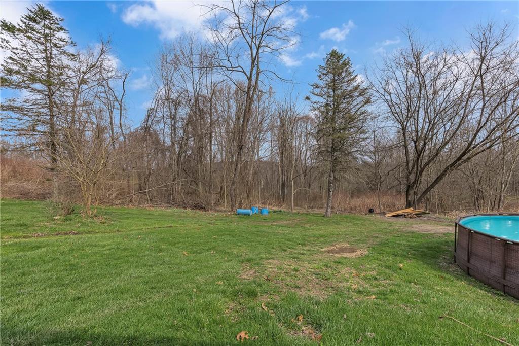204 Hollowvue Road Wampum, PA 16157 - Photo 5 of 39 a big yard with lots of green space and trees