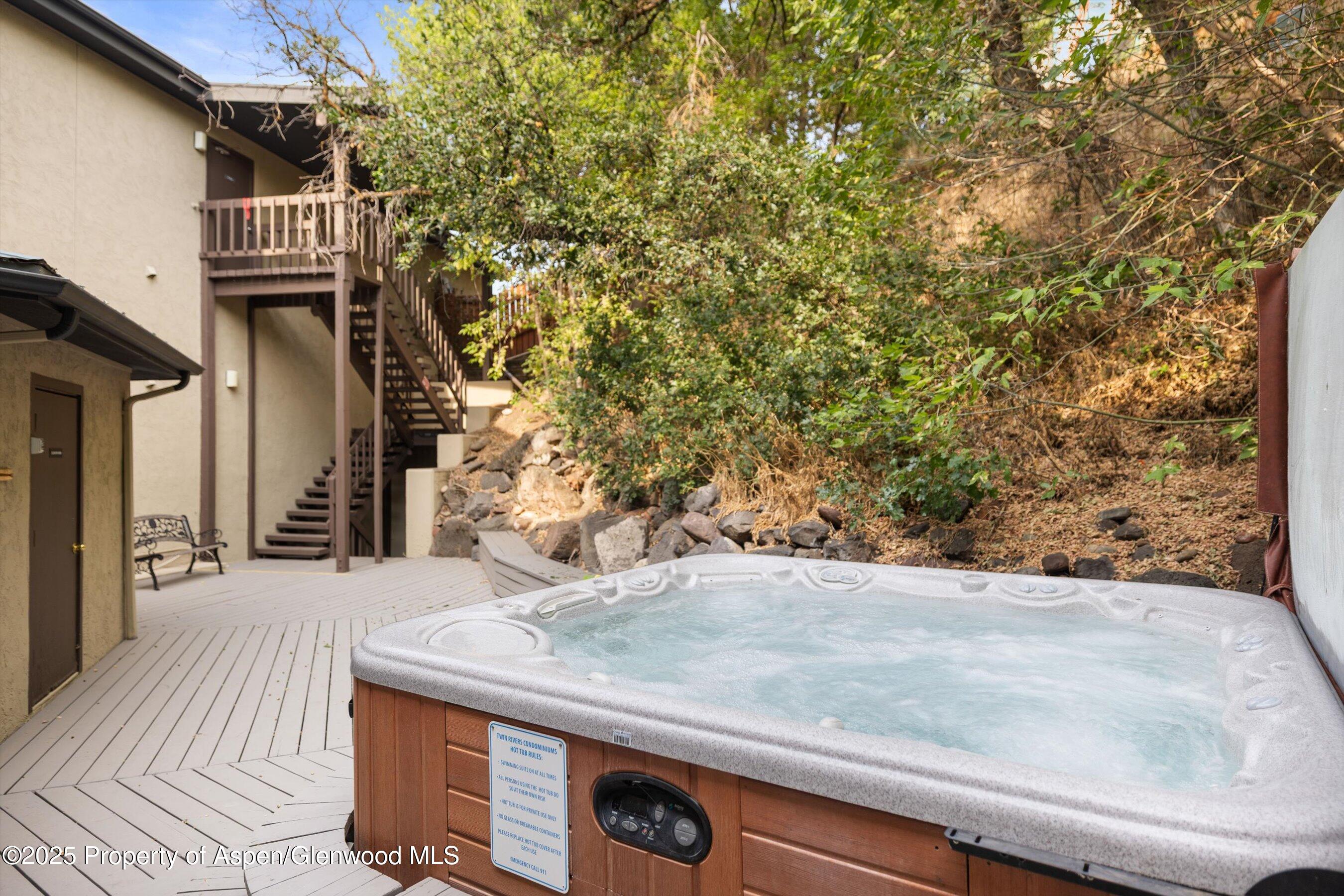 100 Midland Avenue, Unit 106 Basalt, CO 81621 - Photo 13 of 14 Complex Hot Tub