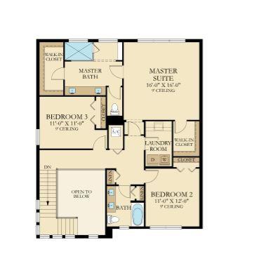 4768 Saddle Ranch Road, Unit 209 Lake Worth, FL 33467 - Photo 3 of 3 Catalonia Floor Plan Upstairs