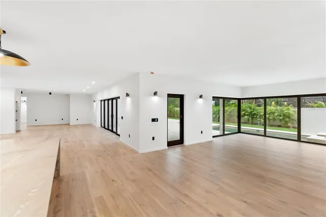 a view of an empty room