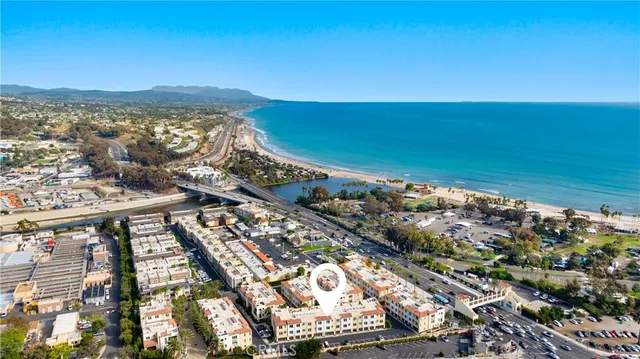 a view of a city & building