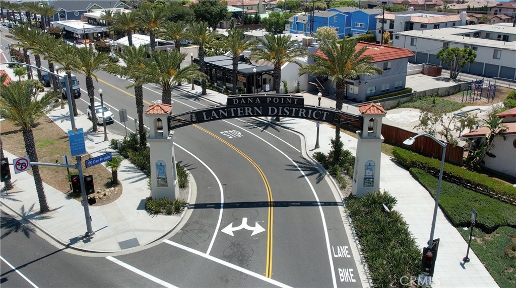 3321 Doheny Way Dana Point, CA 92629 - Photo 45 of 48 an aerial view of a house with garden space and street view