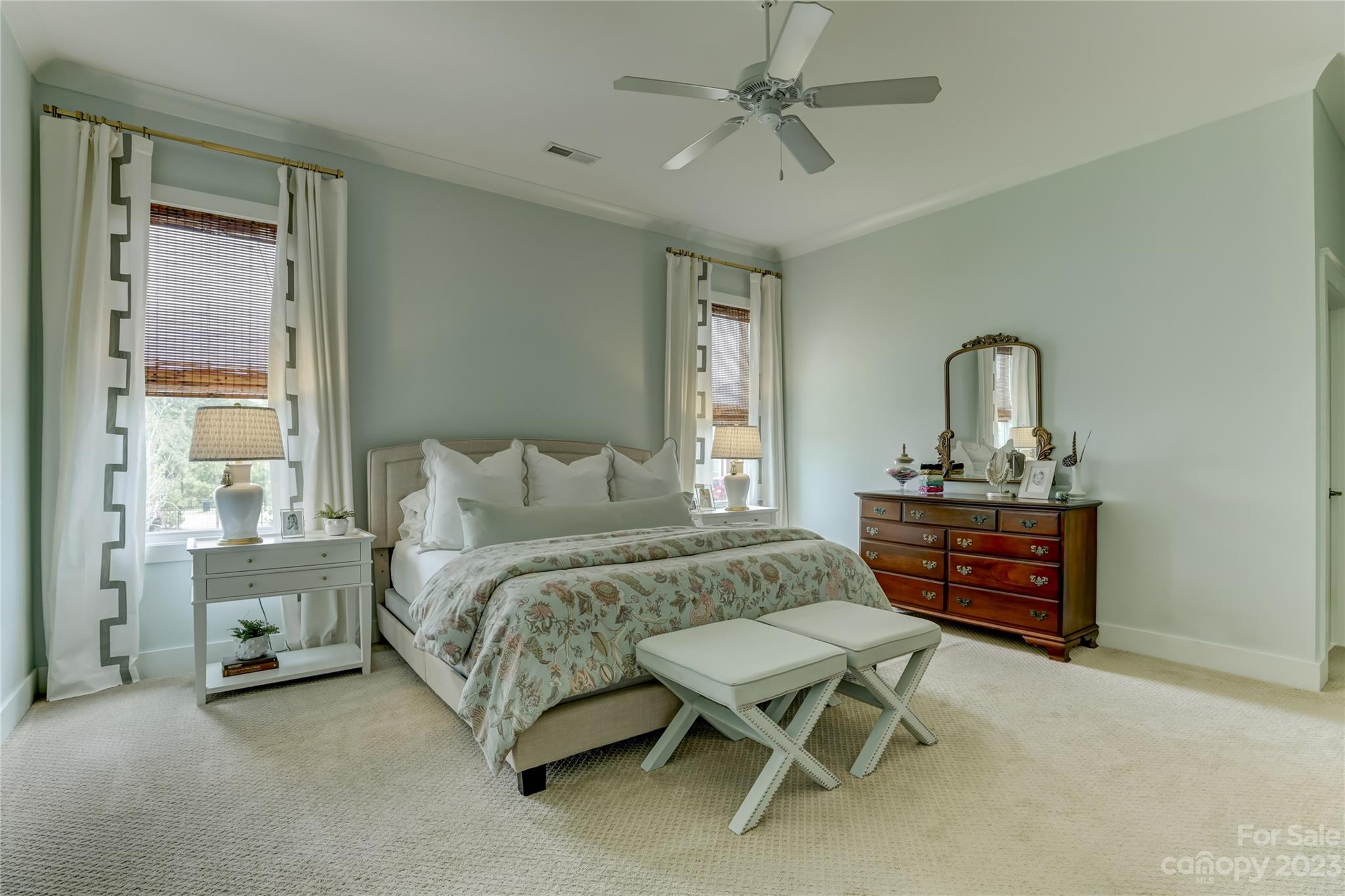 151 Inspired Way Fort Mill, SC 29708 - Photo 23 of 48 a bedroom with a bed and a dresser in it