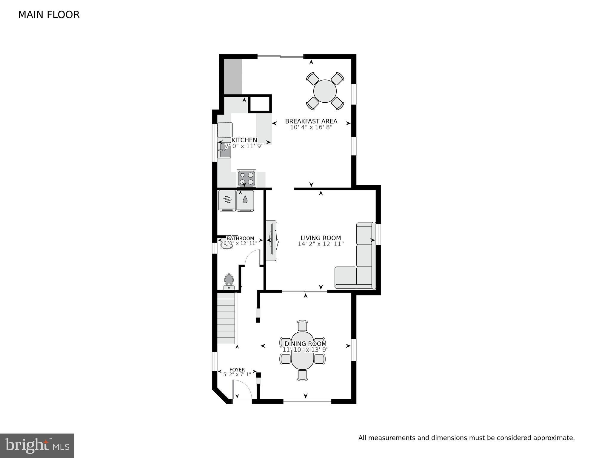 737 Thayer Avenue Silver Spring, MD 20910 - Photo 33 of 34 Main Floor Plan