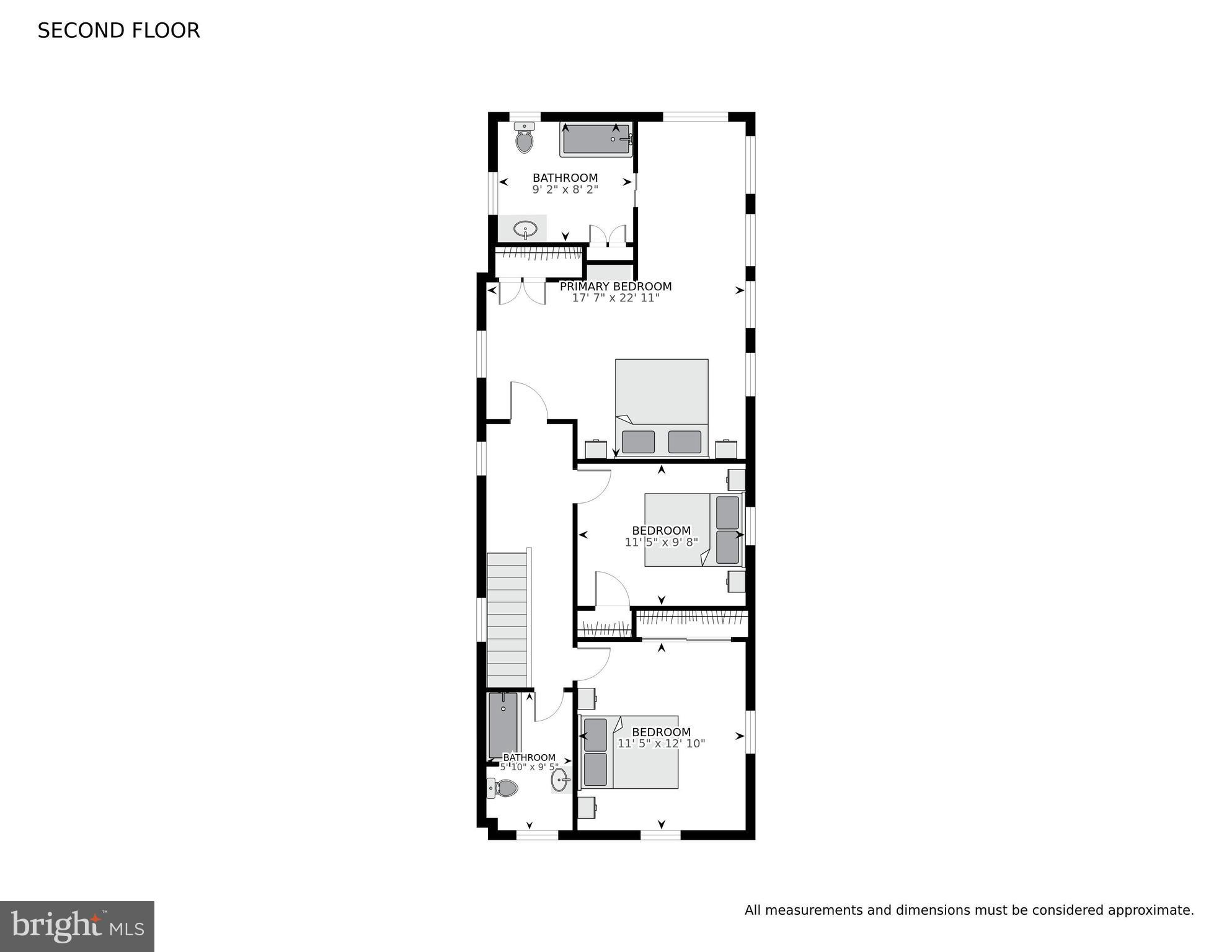 737 Thayer Avenue Silver Spring, MD 20910 - Photo 34 of 34 Upper Level Floor Plan