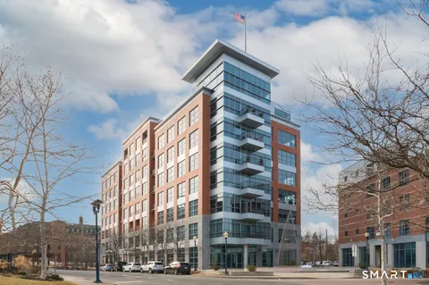 a front view of a building