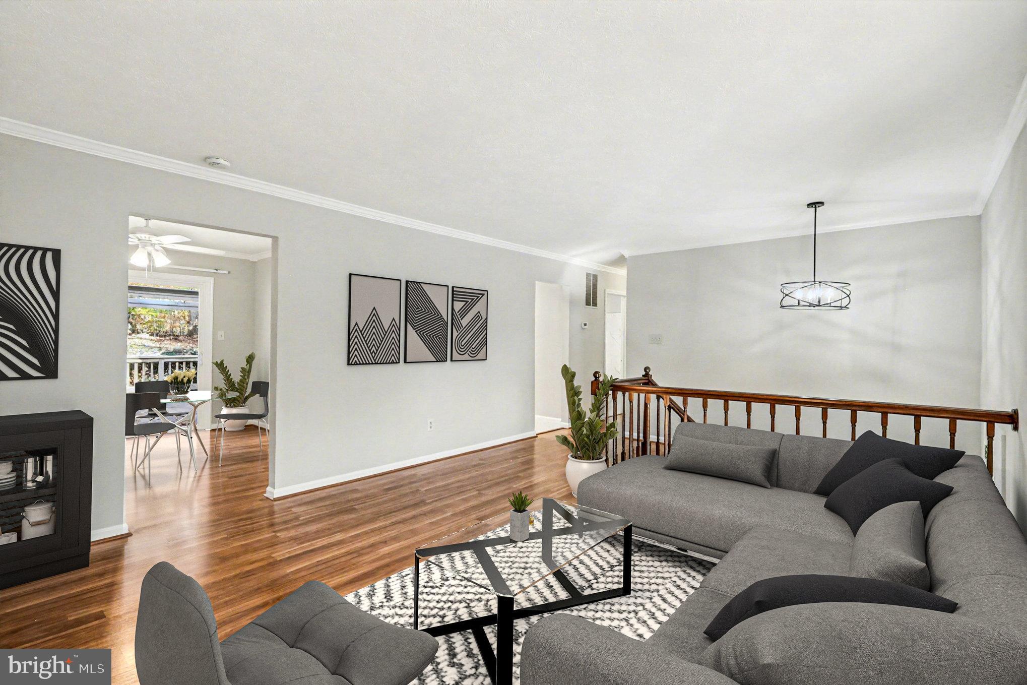 13460 Grandpas Road Nokesville, VA 20181 - Photo 18 of 37 Upper Level Living Room Virtually Staged