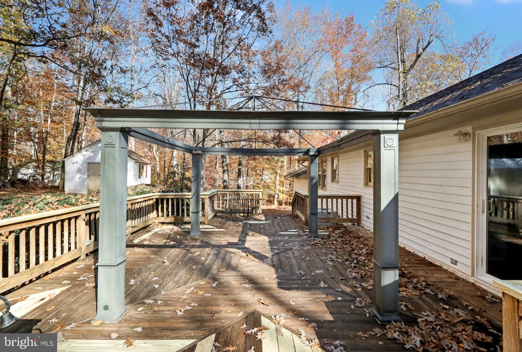 13460 Grandpas Road Nokesville, VA 20181 - Photo 34 of 37 Another view of Deck, New Gazebo Top in Garage!