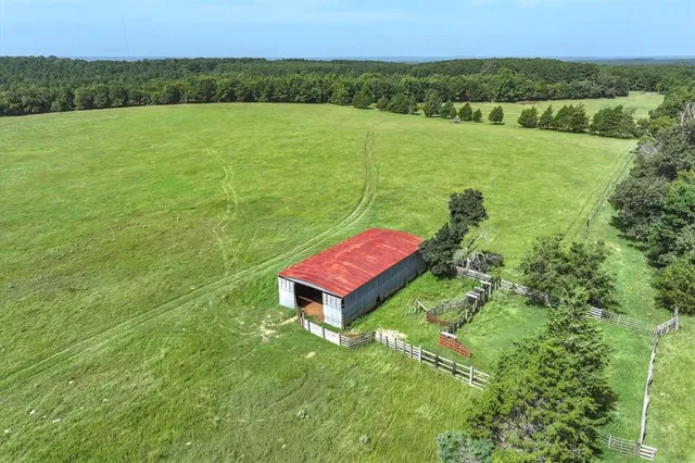 a view of backyard with green space