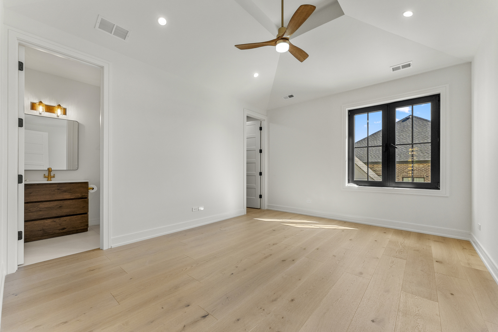 1504 Linden Circle Lemont, IL 60439 - Photo 29 of 54 wooden floor in an empty room with a window
