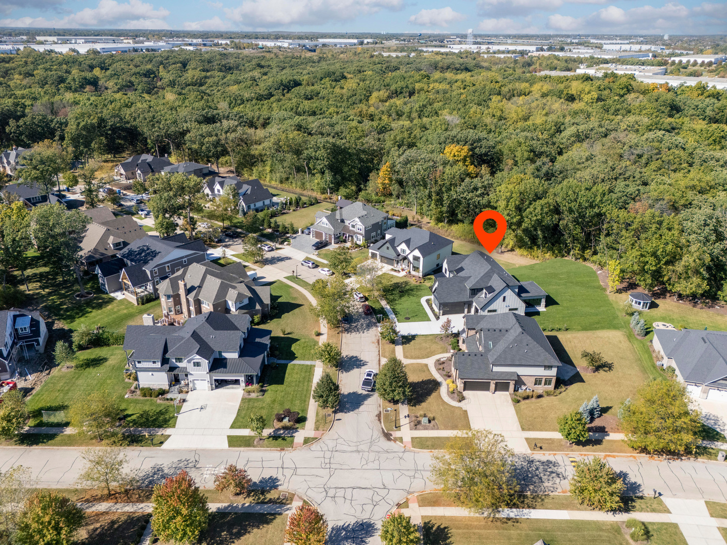 1504 Linden Circle Lemont, IL 60439 - Photo 47 of 54 an aerial view of residential houses with outdoor space