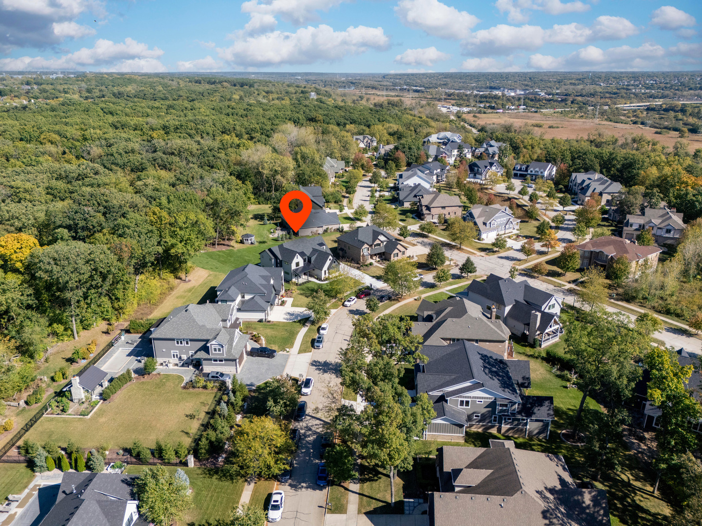 1504 Linden Circle Lemont, IL 60439 - Photo 48 of 54 an aerial view of residential houses with outdoor space