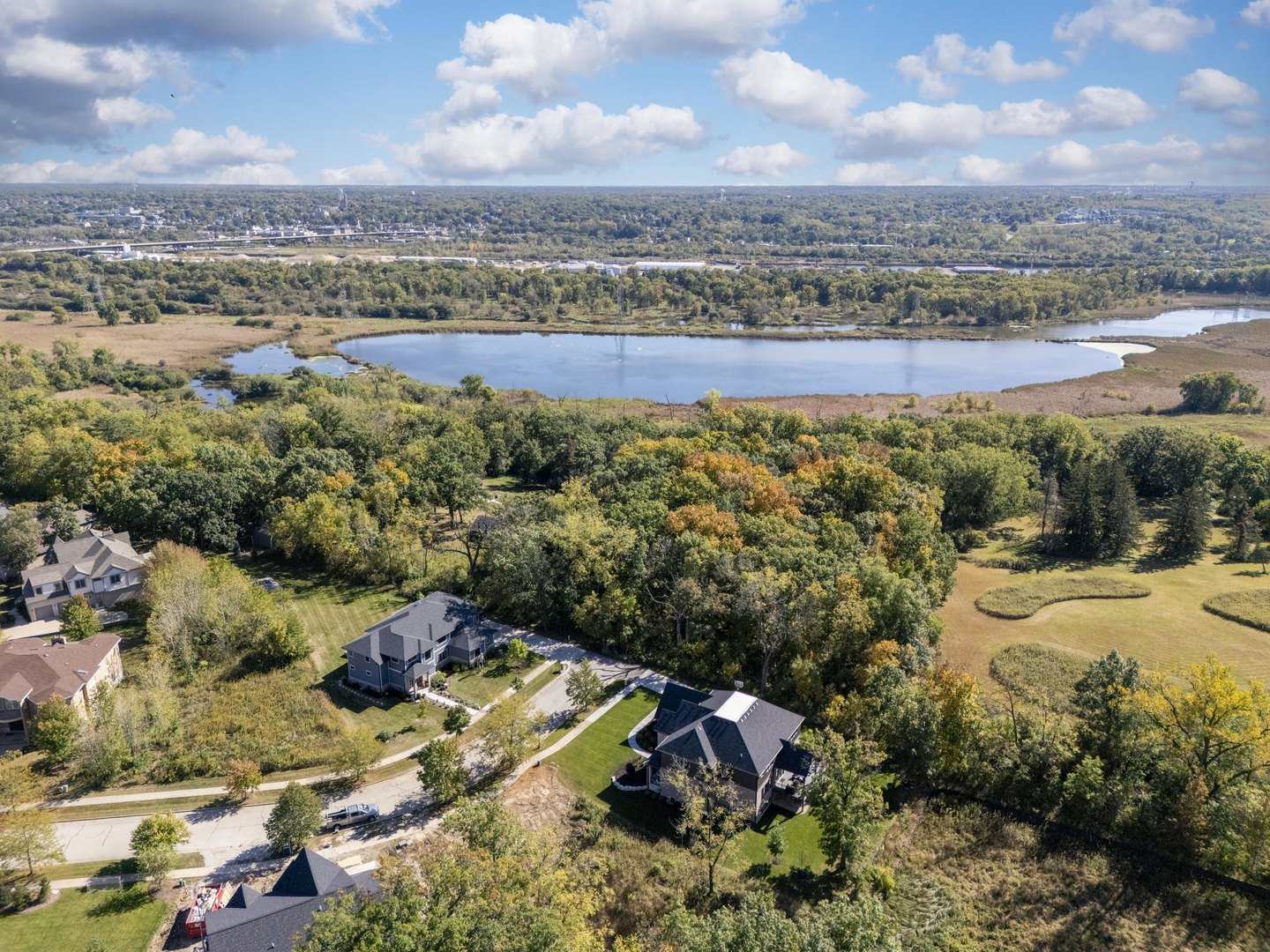 1504 Linden Circle Lemont, IL 60439 - Photo 49 of 54 an aerial view of a houses with outdoor space