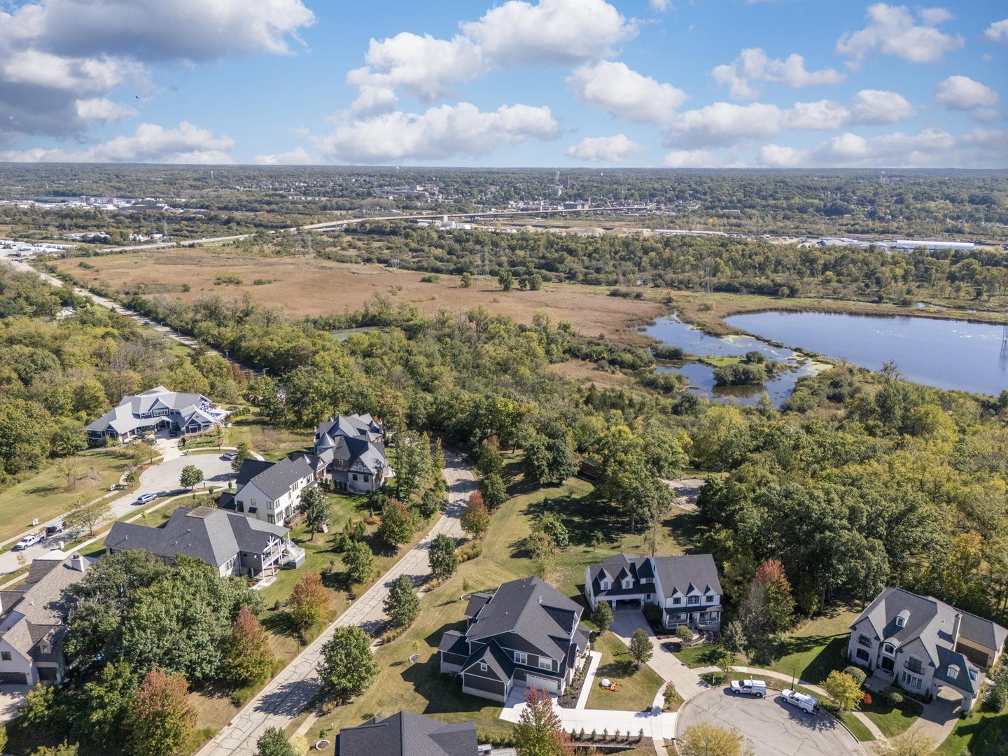1504 Linden Circle Lemont, IL 60439 - Photo 50 of 54 an aerial view of a city