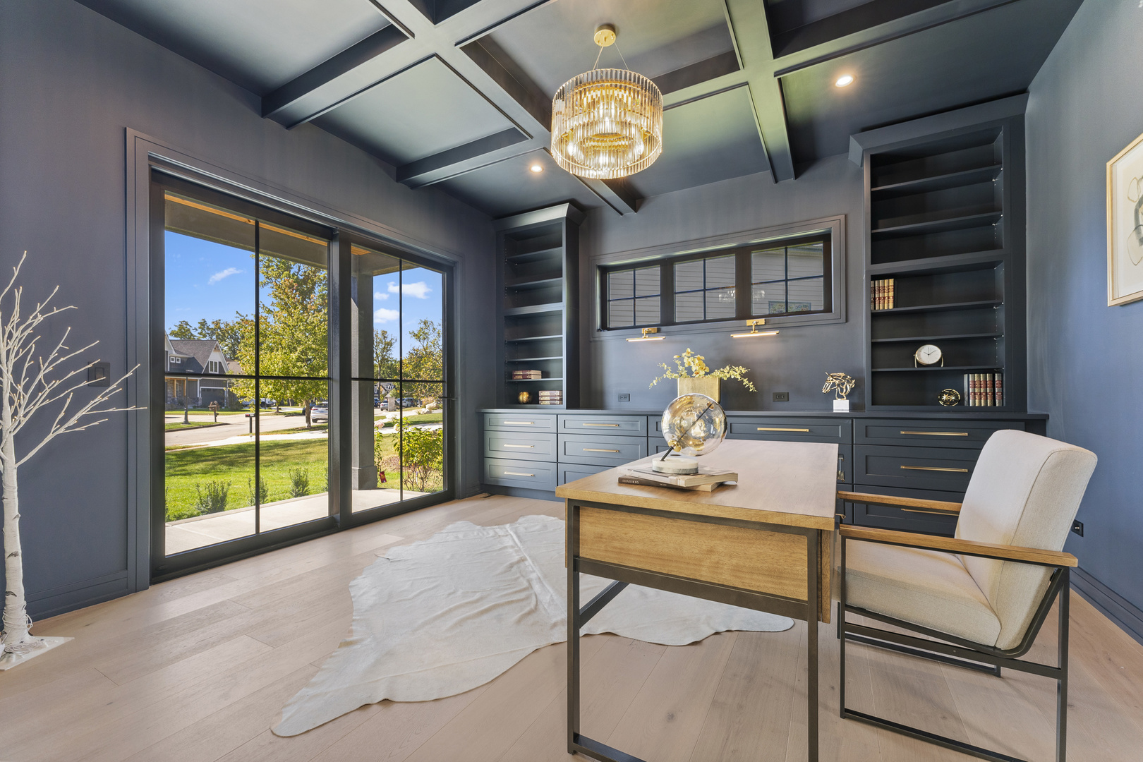 1504 Linden Circle Lemont, IL 60439 - Photo 8 of 54 a workspace with furniture and a large window