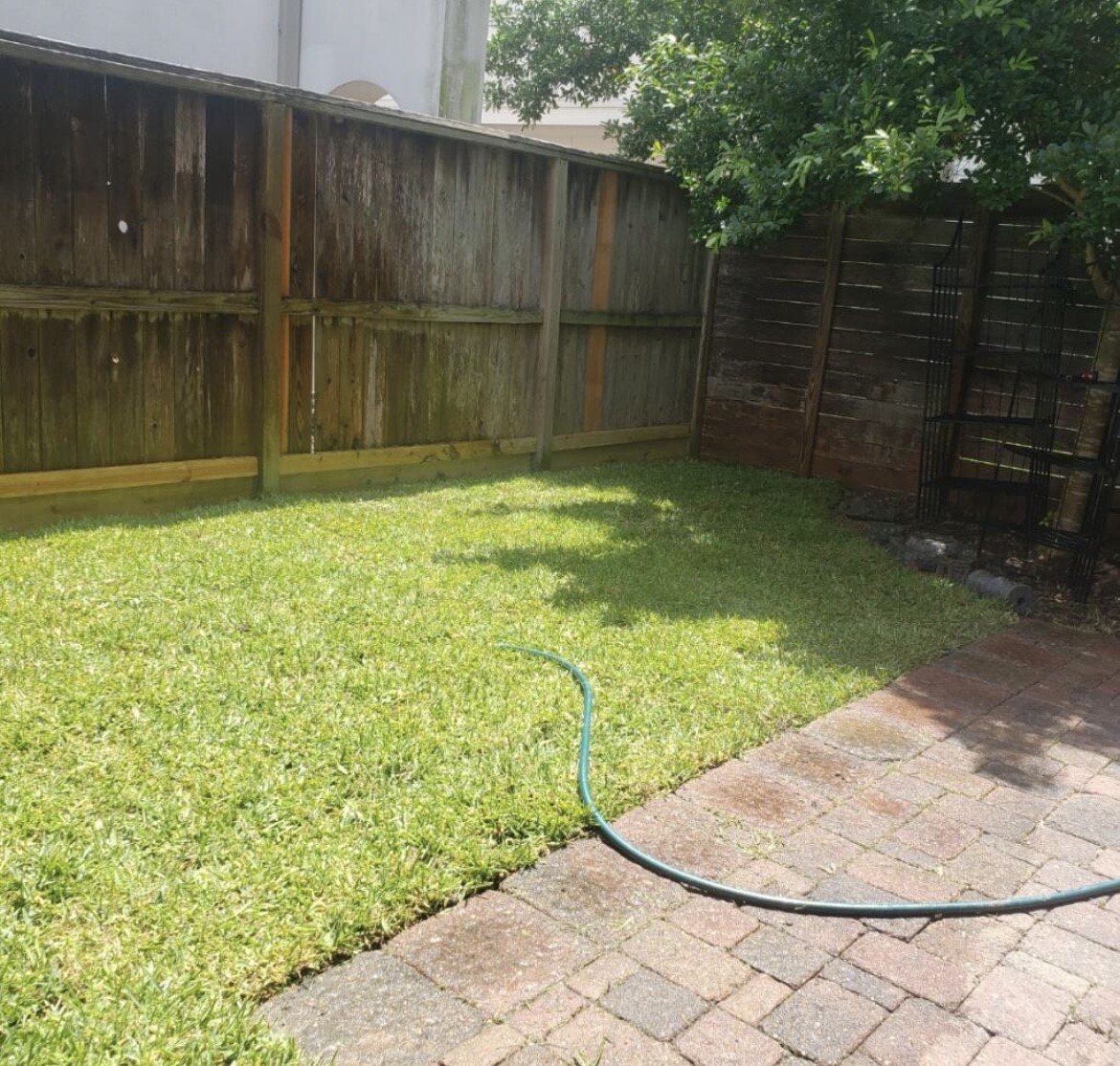 5709 Arabelle Lake Street Houston, TX 77007 - Photo 20 of 20 a backyard of a house
