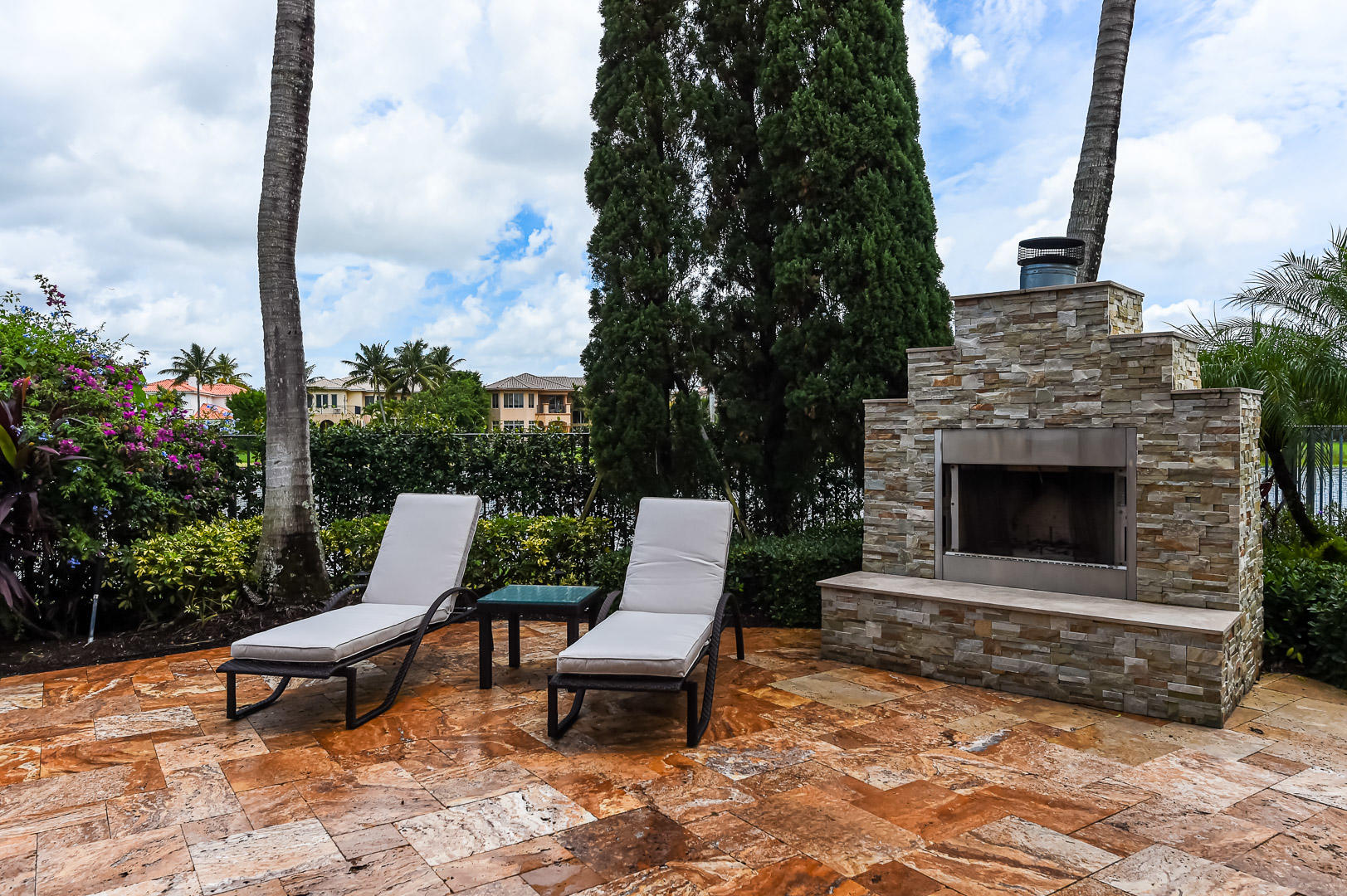 17679 Lomond Court Boca Raton, FL 33496 - Photo 54 of 68 Outdoor Wood Burning Fireplace