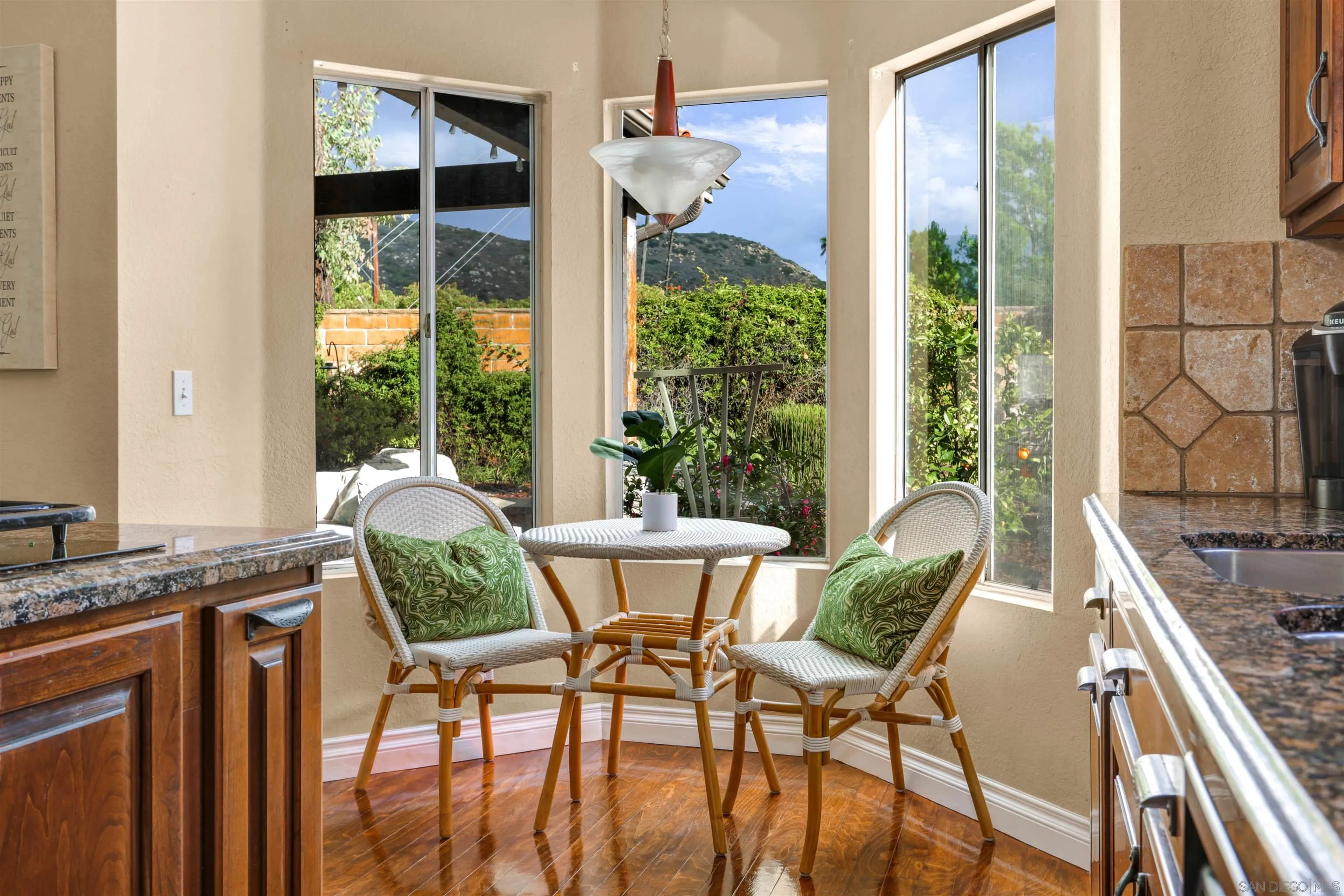 14153 Rio Court Poway, CA 92064 - Photo 19 of 48 a view of a dining room with furniture window and outside view