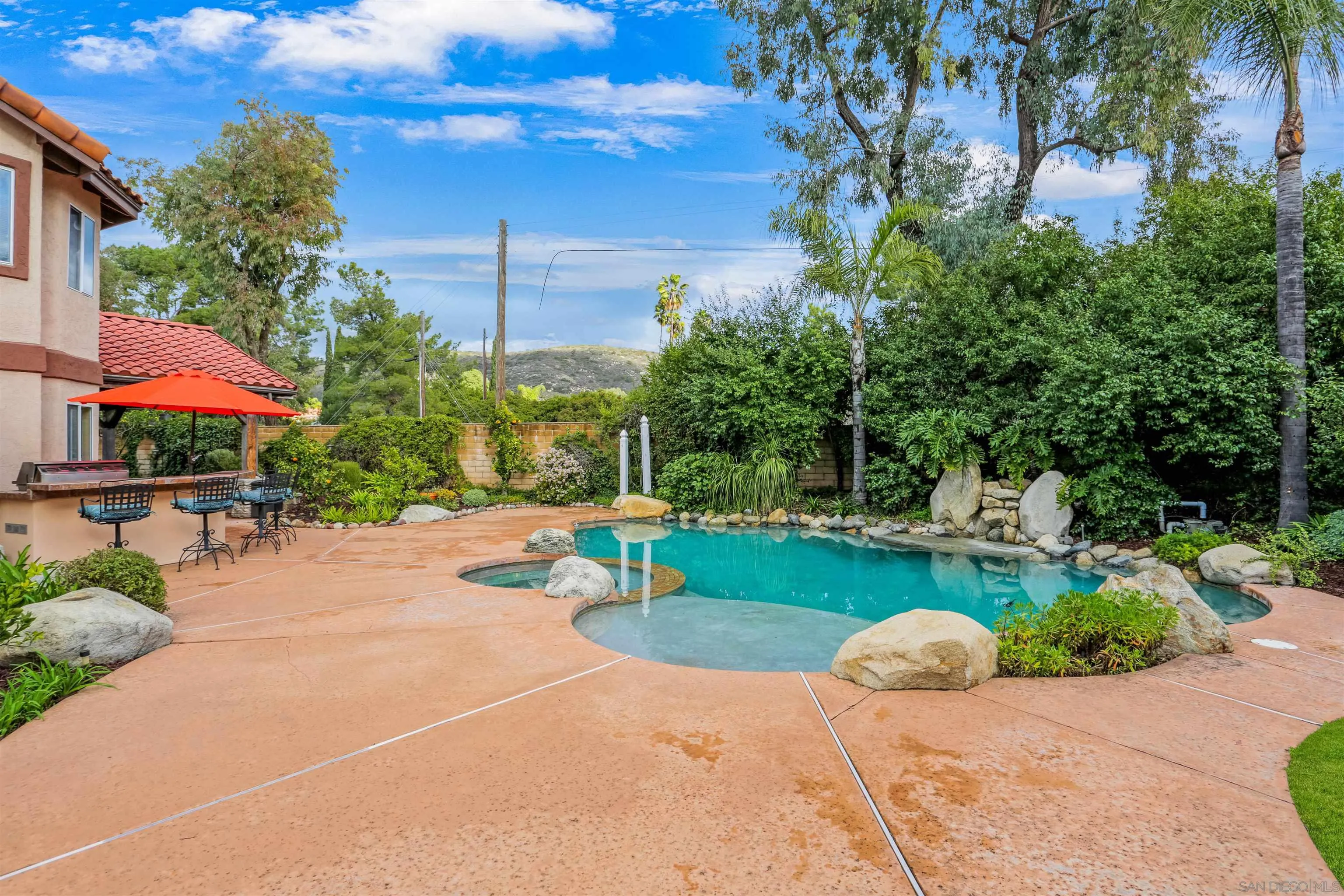14153 Rio Court Poway, CA 92064 - Photo 39 of 48 a view of a backyard with a patio