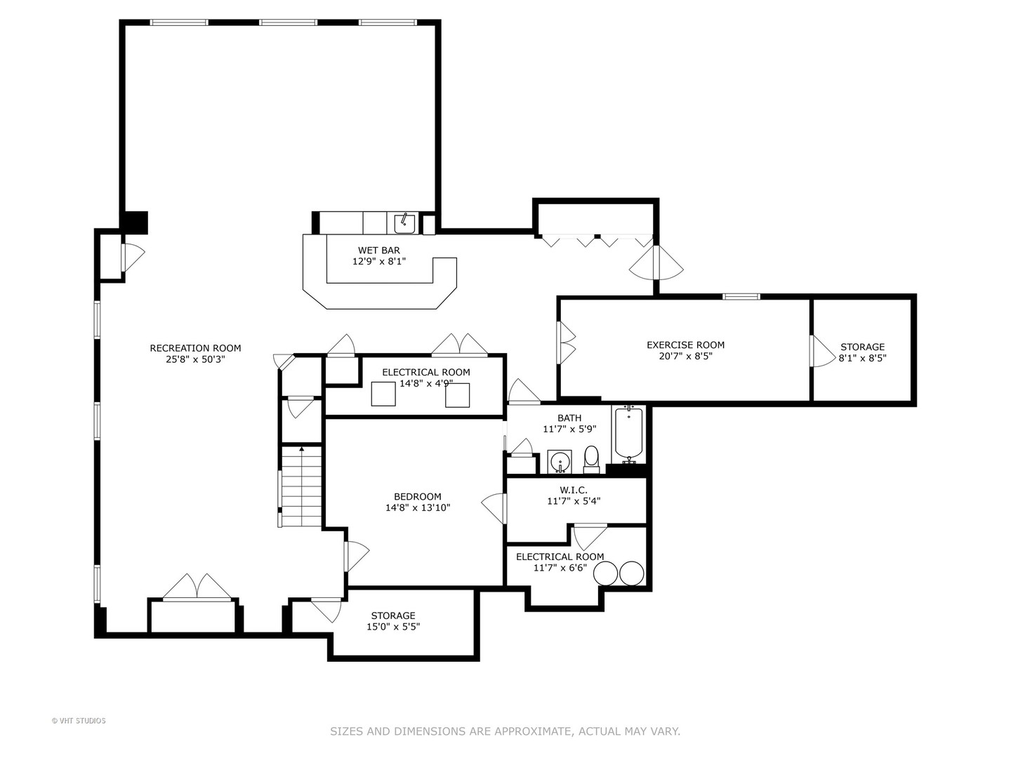 6705 Fieldstone Drive Burr Ridge, IL 60527 - Photo 12 of 41 a picture of a floor plan