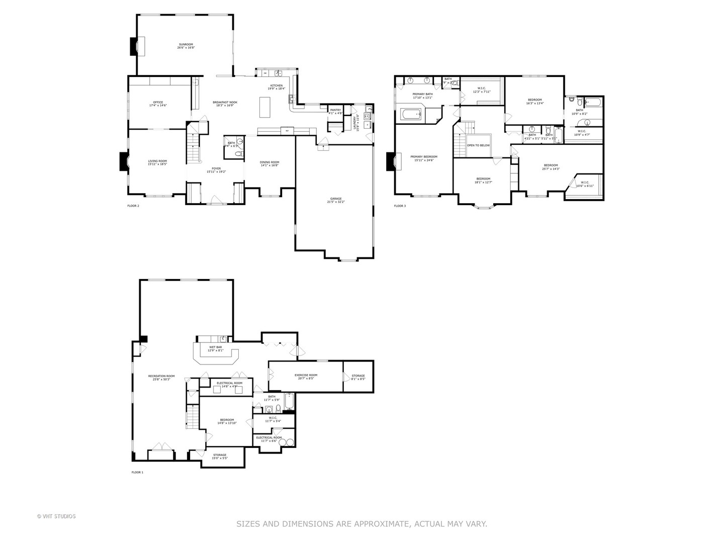 6705 Fieldstone Drive Burr Ridge, IL 60527 - Photo 9 of 41 a picture of floor plan