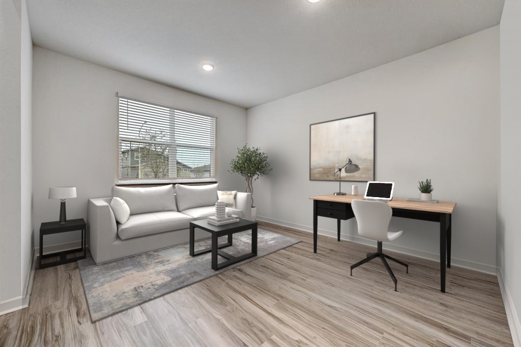 7517 Peggie Nell Drive Austin, TX 78724 - Photo 10 of 37 a living room with furniture and a large window