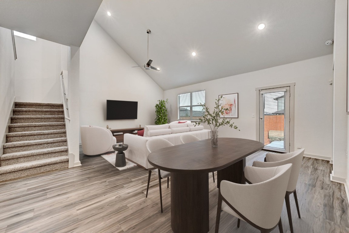 7517 Peggie Nell Drive Austin, TX 78724 - Photo 8 of 37 a view of a dining room with furniture and wooden floor