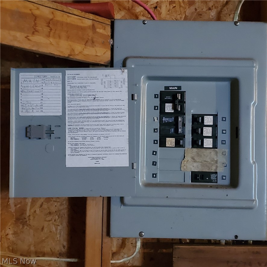 724 Briggs Road Leavittsburg, OH 44430 - Photo 24 of 38 Breaker Box in Garage