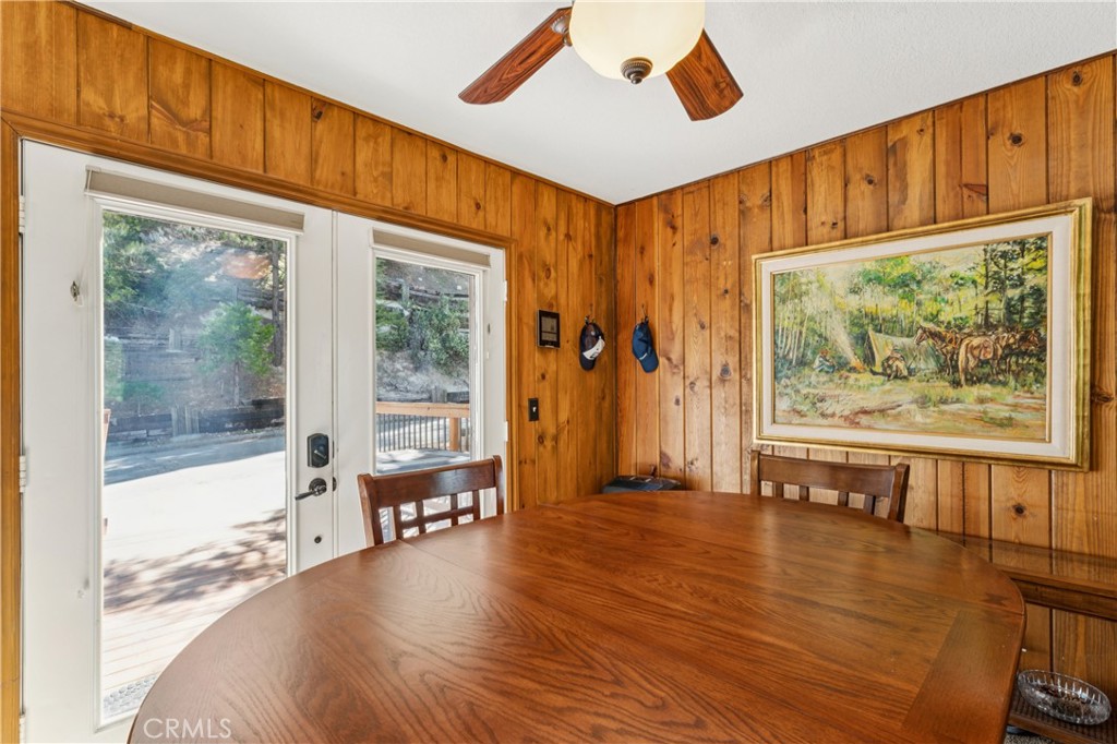 460 Pioneer Road Lake Arrowhead, CA 92352 - Photo 14 of 48 a view of an entryway with wooden floor and door