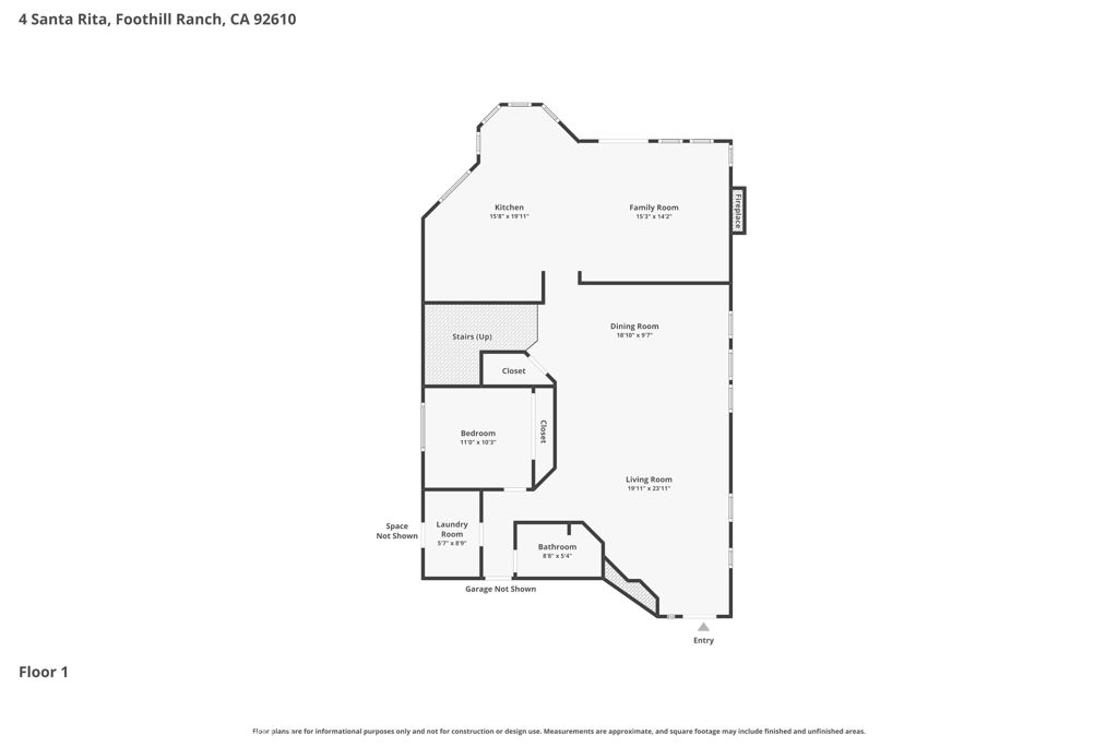 4 Santa Rita Lake Forest, CA 92610 - Photo 77 of 78 floor 1 floor plan 4 Santa Rita